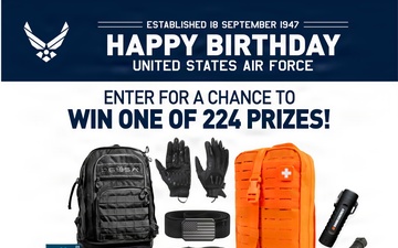 Exchange celebrates Air Force’s 79th Birthday with nearly $9,000