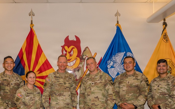 63d Readiness Division strengthens partnership with ASU Army ROTC