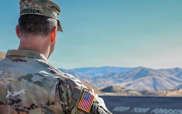 Lt. Col. Droesch Visit to Lucky Peak Dam
