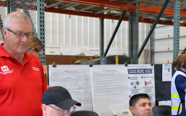 USACE - Alaska District leaders discuss flood operations at Emergency Operations Center