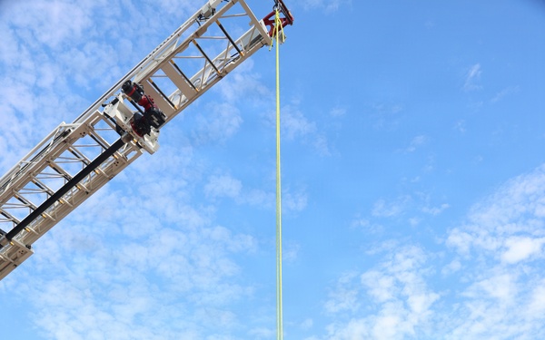 Fire Station 11 Conducts Aerial Operations Training