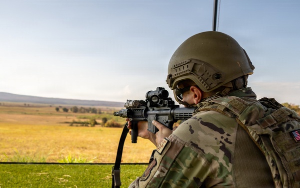 Ebbing Security Forces Live-Fire Training at Fort Chaffee