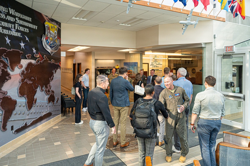 Sen. Eric Schmitt staff delegates tour the 139th Airlift Wing