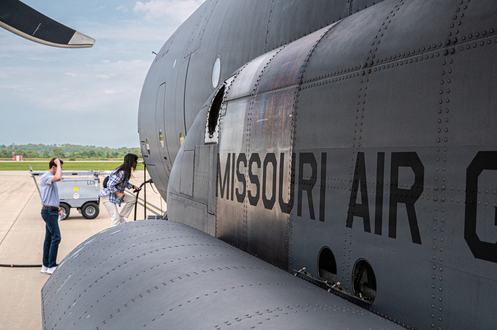 Sen. Eric Schmitt staff delegates tour the 139th Airlift Wing