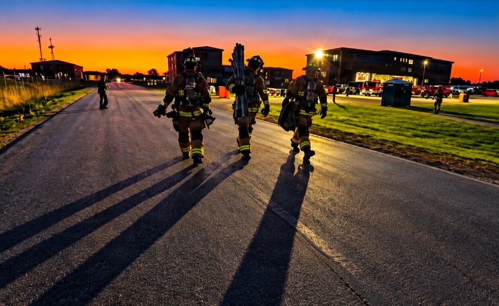 Weight they carry: Fort McCoy firefighters honor those lost on 9/11