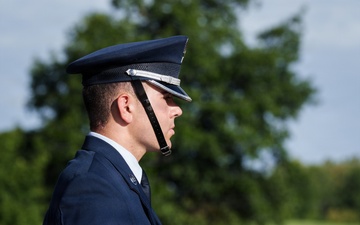 Whiteman AFB Honor Guard performs POW/MIA wreath-laying ceremony