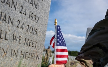 Whiteman AFB Honor Guard performs POW/MIA wreath-laying ceremony