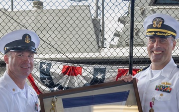 Maritime Expeditionary Security Squadron (MSRON) 1 Holds Change of Command Ceremony