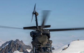 AKARNG Black Hawk aviators conduct flight operations over Southcentral Alaska