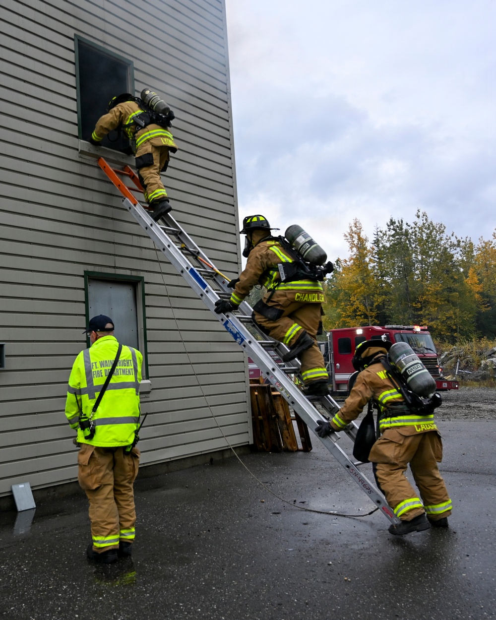 Real heat, real reps — Fort Wainwright firefighters train their own