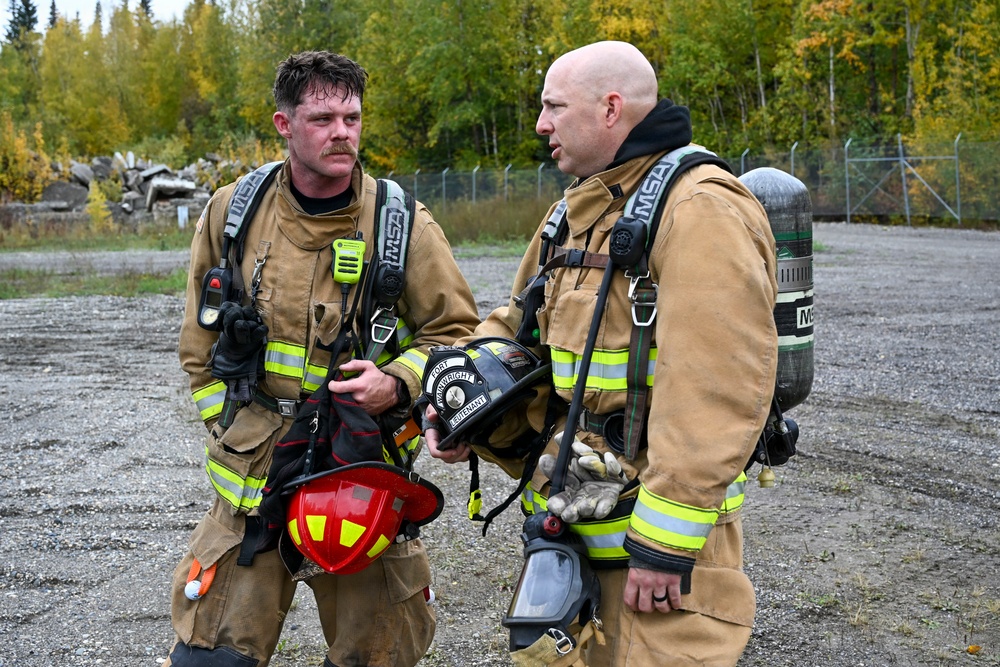 Real heat, real reps — Fort Wainwright firefighters train their own