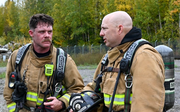 Real heat, real reps — Fort Wainwright firefighters train their own