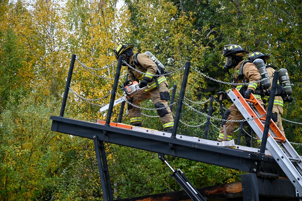 Real heat, real reps — Fort Wainwright firefighters train their own