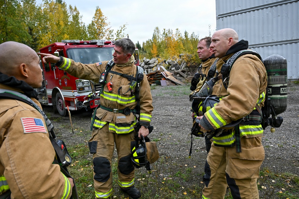 Real heat, real reps — Fort Wainwright firefighters train their own