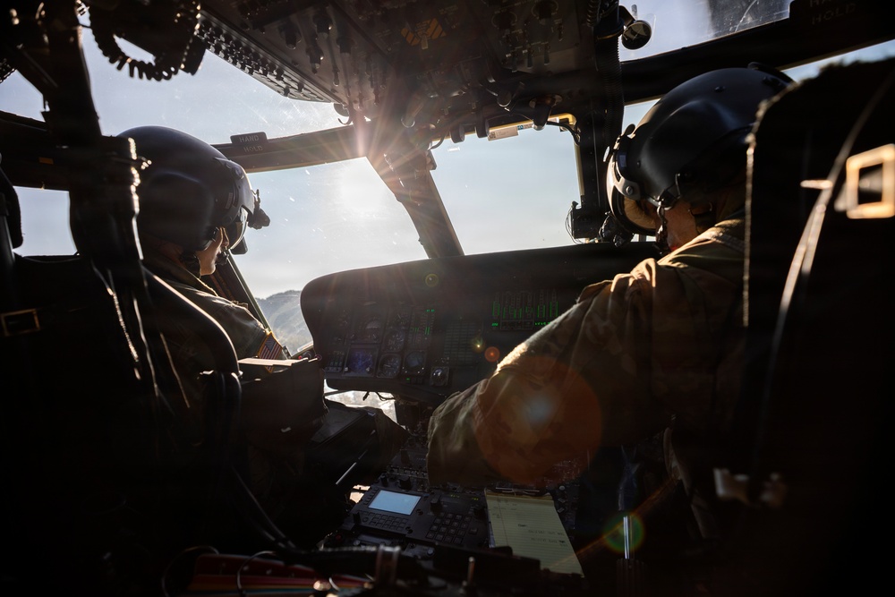 AKARNG Black Hawk aviators conduct flight operations over Southcentral Alaska