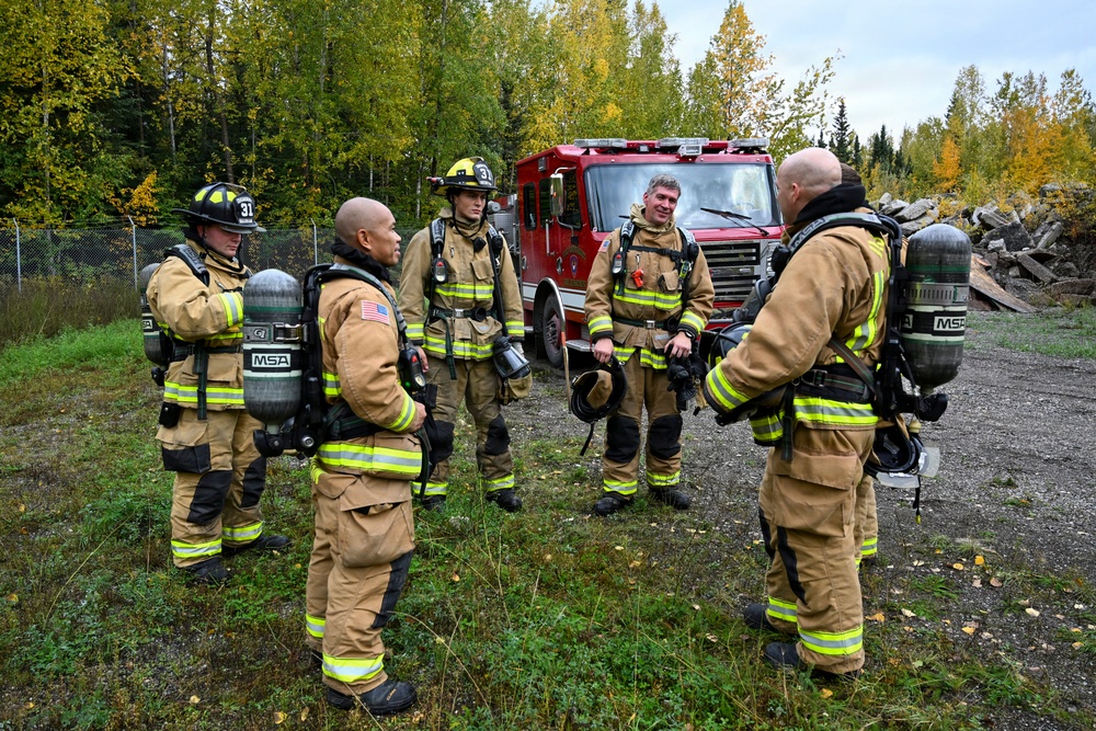 Real heat, real reps — Fort Wainwright firefighters train their own