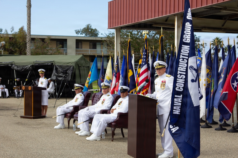 Naval Construction Group One (NCG-1) Change of Command