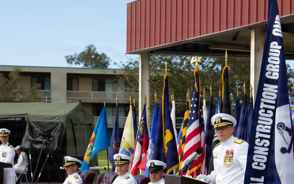 Naval Construction Group One (NCG-1) Change of Command