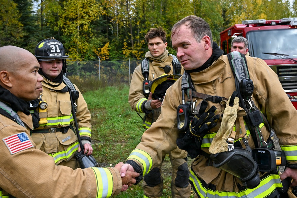 Real heat, real reps — Fort Wainwright firefighters train their own