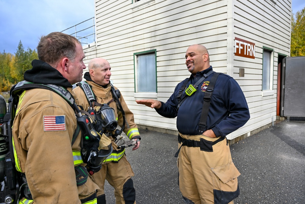 Real heat, real reps — Fort Wainwright firefighters train their own