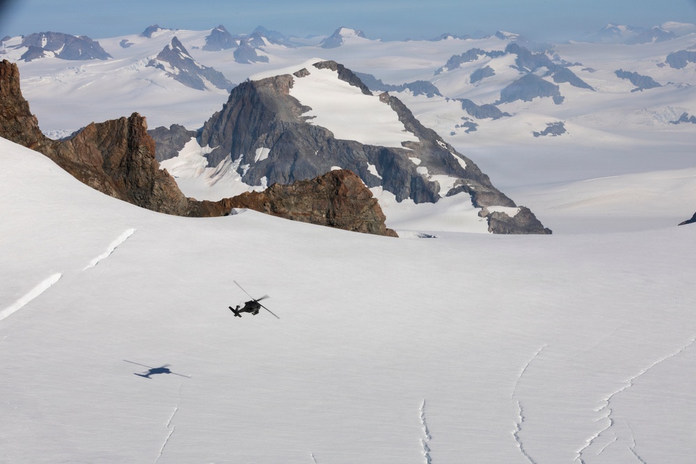 AKARNG Black Hawk aviators conduct flight operations over Southcentral Alaska