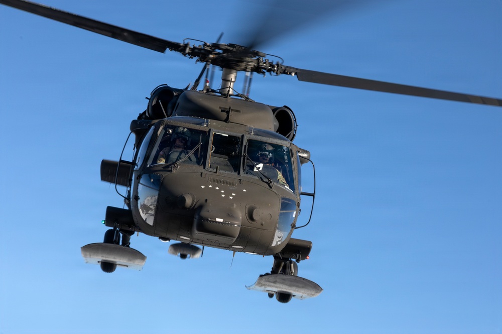 AKARNG Black Hawk aviators conduct flight operations over Southcentral Alaska