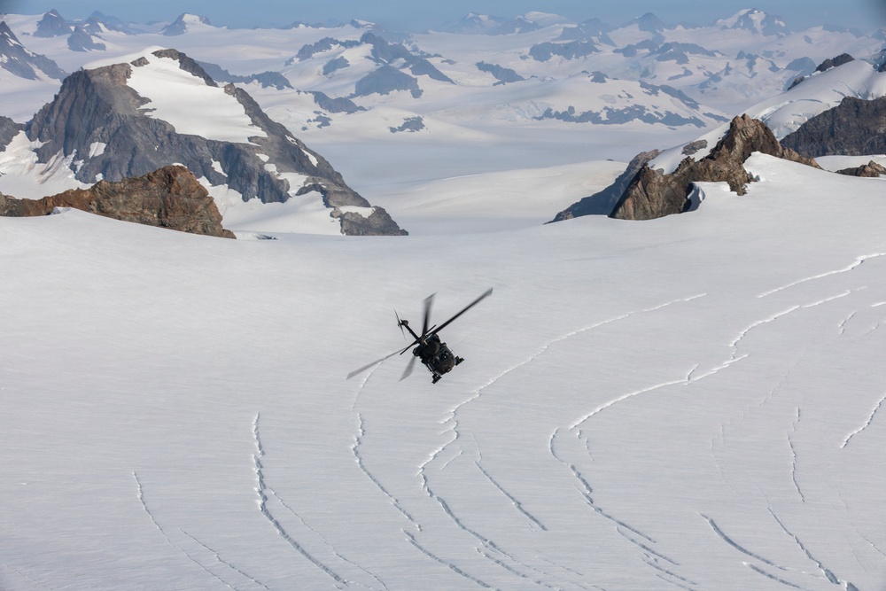 AKARNG Black Hawk aviators conduct flight operations over Southcentral Alaska