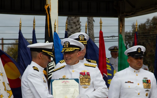 Naval Construction Group One (NCG-1) Change of Command