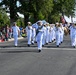 Navy Band Northwest performs in the Main Street Cowboys Dress-Up Parade in Pendleton, Oregon