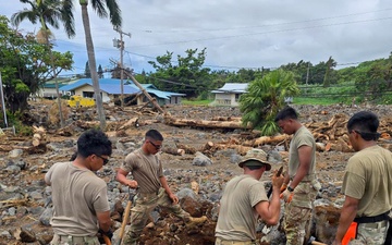 Hawaiʻi National Guard Clears Path to Recovery After Hurricane Lala