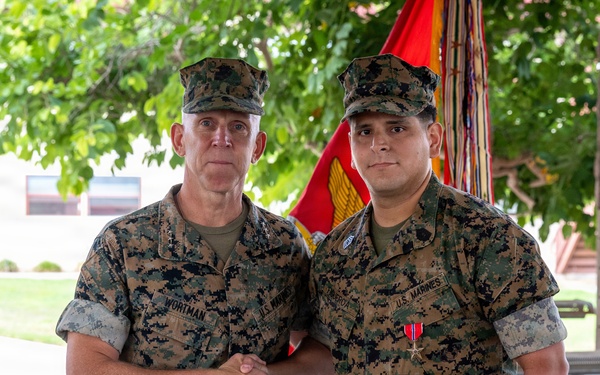 Master Sgt. Aaron Figueroa Receives a Bronze Star