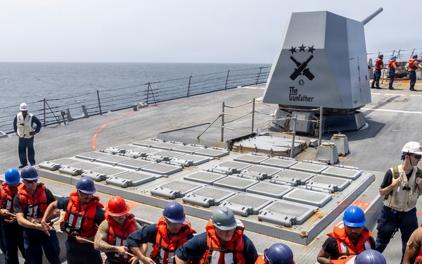 Delbert D. Black Conducts Replenishment-at-Sea with USNS Henry J. Kaiser