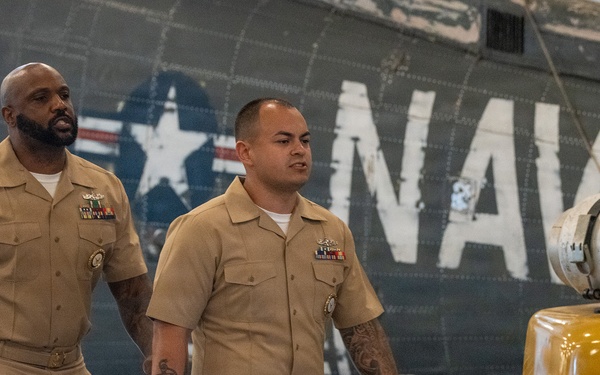 NTAG Golden Gate Holds CPO PInning Ceremony Aboard USS Hornet