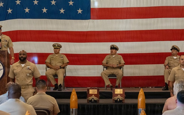 NTAG Golden Gate Holds CPO PInning Ceremony Aboard USS Hornet