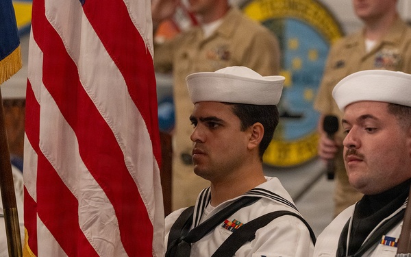 NTAG Golden Gate Holds CPO PInning Ceremony Aboard USS Hornet