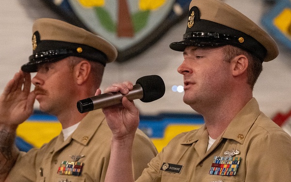 NTAG Golden Gate Holds CPO PInning Ceremony Aboard USS Hornet