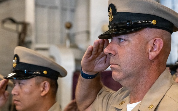 NTAG Golden Gate Holds CPO PInning Ceremony Aboard USS Hornet
