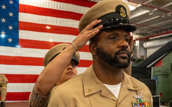 NTAG Golden Gate Holds CPO PInning Ceremony Aboard USS Hornet