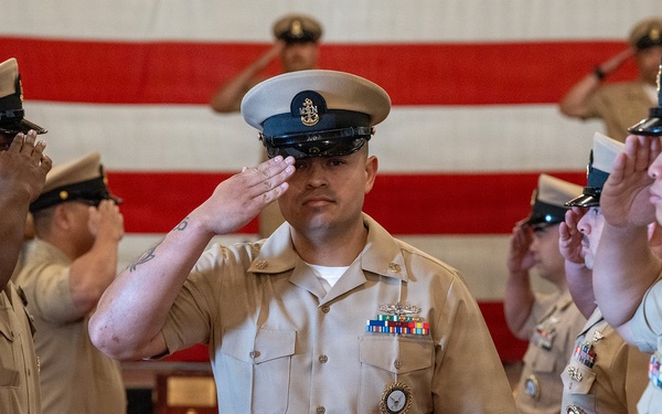NTAG Golden Gate Holds CPO PInning Ceremony Aboard USS Hornet
