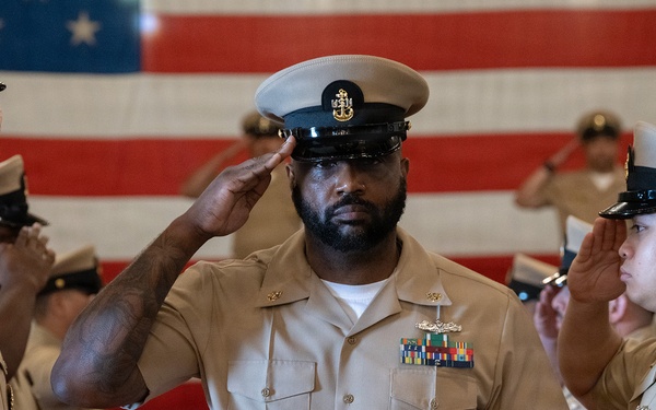 NTAG Golden Gate Holds CPO PInning Ceremony Aboard USS Hornet