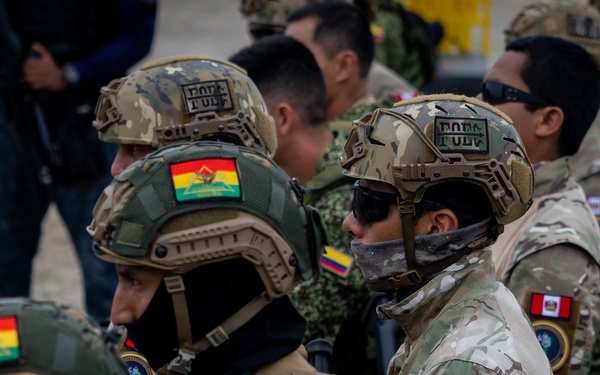 UNITAS 26 | U.S. Marines and Partners Conduct Rappel Training at Base Naval del Callao in Peru.