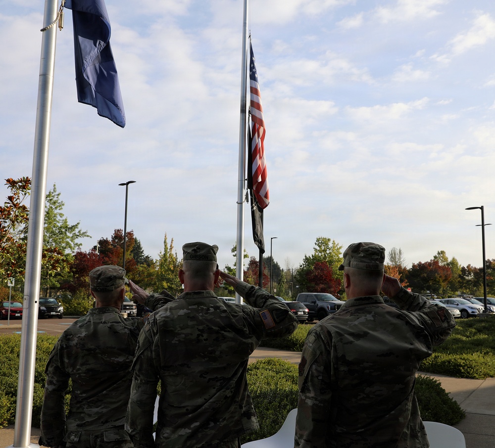 Oregon National Guardsmen gather in Salem
