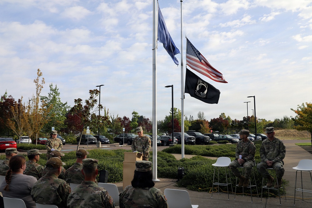 Oregon National Guardsmen gather in Salem