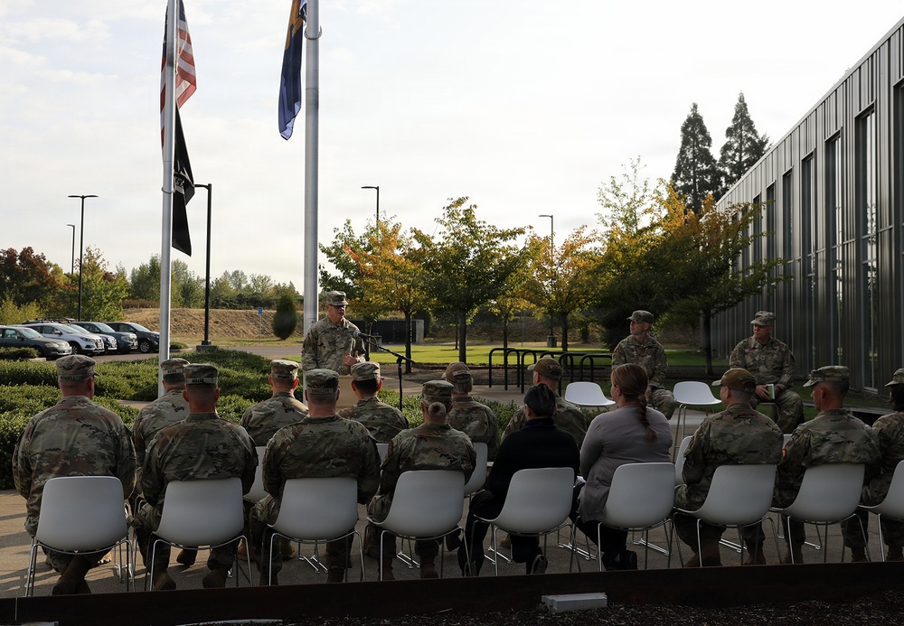 Oregon National Guardsmen gather in Salem