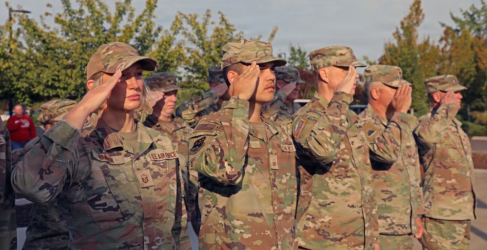 Oregon National Guardsmen gather in Salem