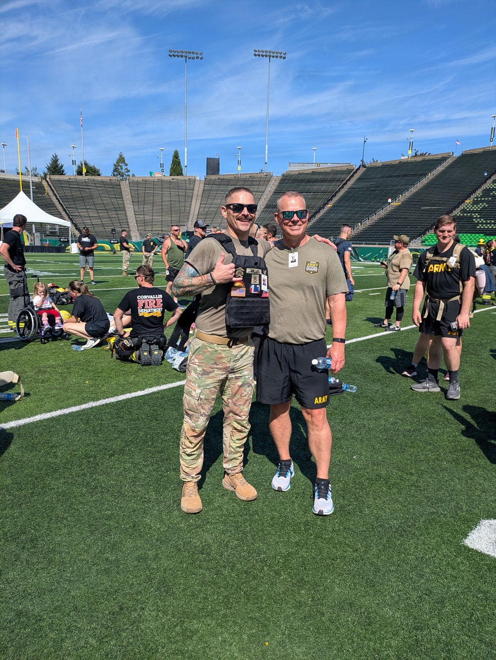 9/11 Memorial Stair Climb at Autzen Stadium