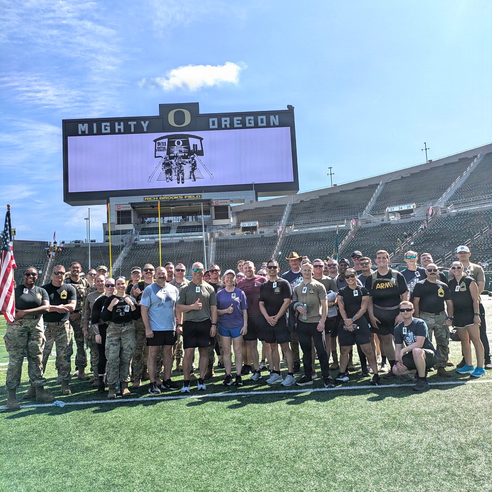 9/11 Memorial Stair Climb at Autzen Stadium