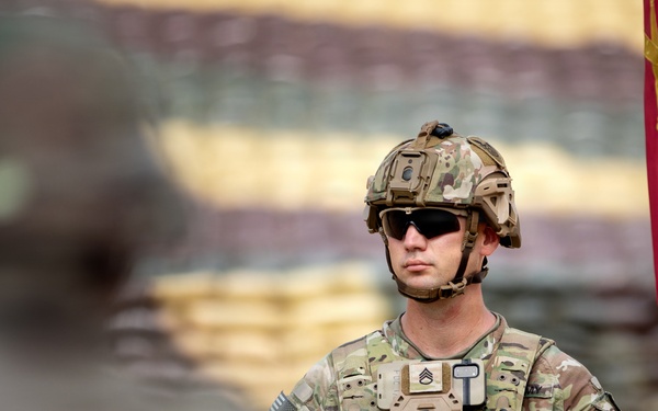U.S. Soldier stands ready during Yudh Abhyas 2026