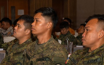 Pacific Partnership 2026 disaster management team leads a hazardous materials response training in Tacloban City, Philippines.