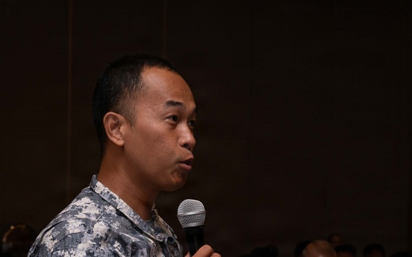 Pacific Partnership 2026 disaster management team leads a hazardous materials response training in Tacloban City, Philippines.